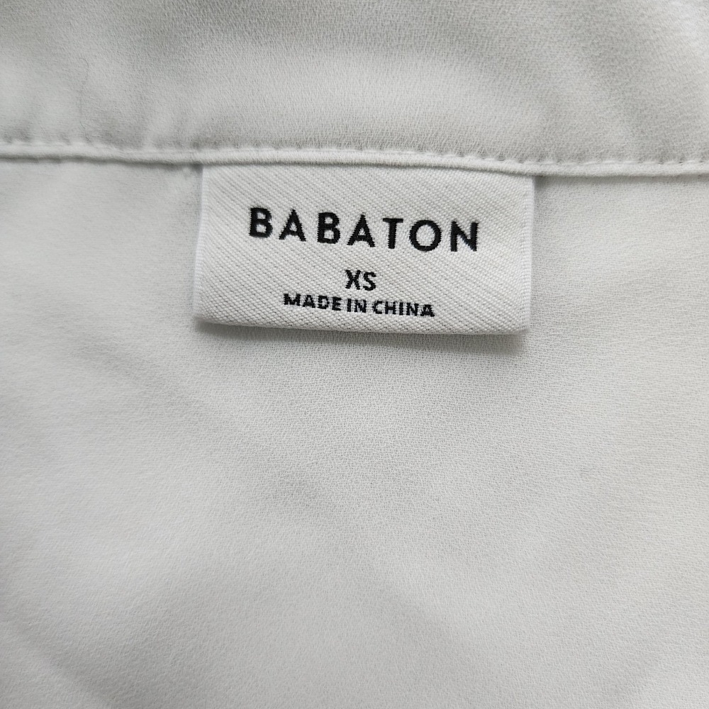 Babiton Aritzia Blouse Womens XS Lightweight Formal Shirt Collared Office‎ Work - Picture 6 of 12
